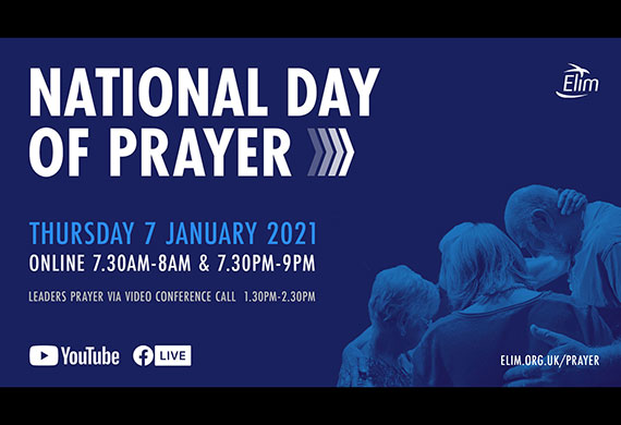 Join the Elim national day of prayer on 7 January 2021
